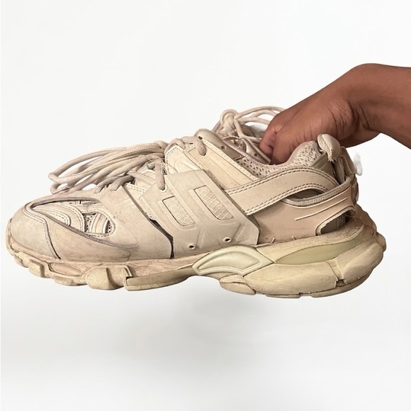 Balenciaga Other - Balenciaga Men's Beige/Tan Triple-S Style Sneakers